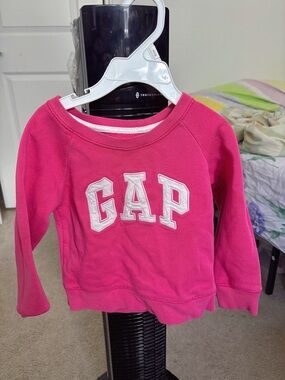 Baby Gap Girls Size 3 Pink Sweatshirt Long sleeve Top Shirt Toddler Girl T Shirt
